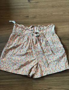 Flower Printed Casual Shorts.