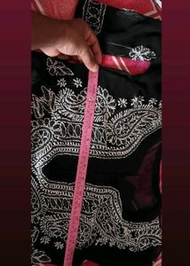 Chikankari Black Kurti