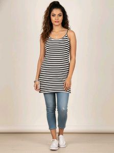Striped Tank Top Tunic