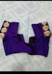 Stunning Purple Saree with Blouse