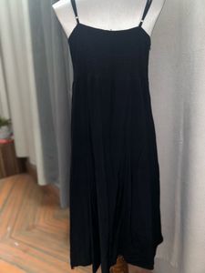 Classic Black Spaghetti Strap Dress