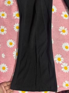 Black Flared Pants