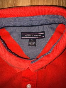 Tommy Hilfiger Men's orange Polo Shirt