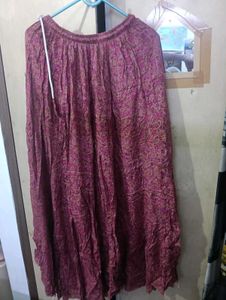 Bohemian Paisley Print Maxi Skirt