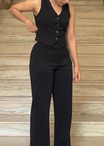 Chic Black Vest
