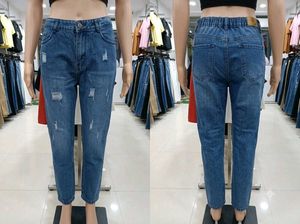 Stylish Ripped Blue Denim Jeans