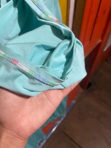 Light Blue Zip-Up Hoodie
