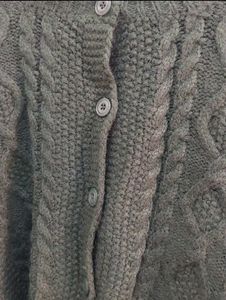 Korean Green Knit Cardigan Top 💚
