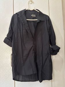 Classic Oversized Black Unisex Shirt