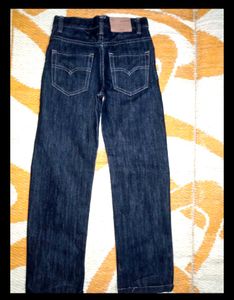 Dark Wash Straight Leg Jeans