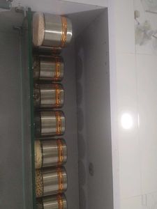 Set of 12 glass Spice Jars