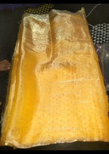 😱 only aaj ka offer 🔥party wear 💞Yellow  Saree�