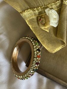 Bangle studded  handcrafted