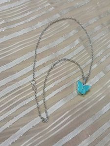 Cute Butterfly Pendant Necklace