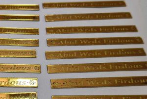 Personalized Wedding Favor Tags 6pieces