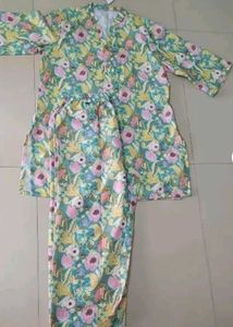 Floral Print Kurta Set