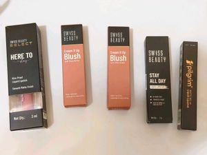 Swiss Beauty Lipsticks &amp; Blush Bundle