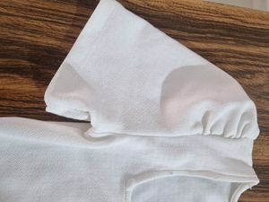 Trendy White Crop Top