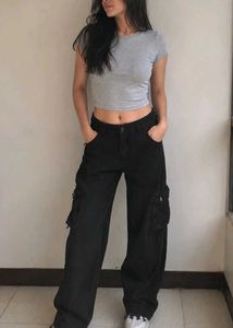 Black Cargo Pants