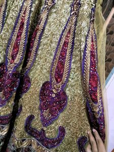 Multi Color Velvet Gown