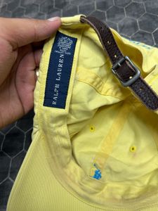Yellow Polo Ralph Lauren Baseball Cap