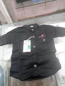Cute Lauren Apple Boys Black Shirt