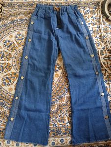 Denim Flare Pants