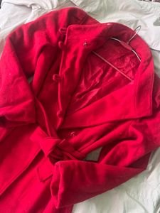 Red Belted Coat