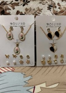 Cute pendant Sets - Necklace & Earrings