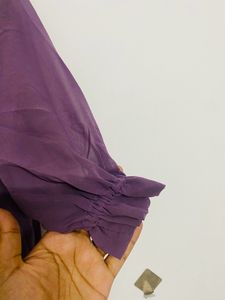 A Line Top Georgette Used One
