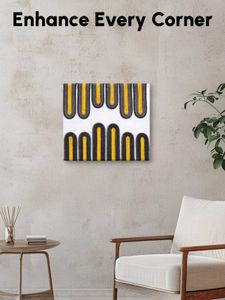 Modern Yarn Art Wall Hanging