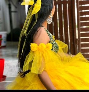 Gorgeous Yellow Lehenga Choli Set