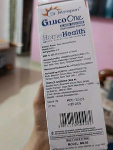 Glucometer kit- Dr. Morepen Gluco one