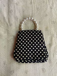 polka dot bag