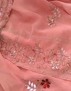 HandWork Saree With Blouse