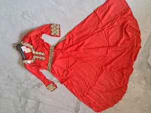 🆕️real Mirror Anarkali with  Duptta