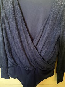 Sparkly Long Sleeve Bodysuit