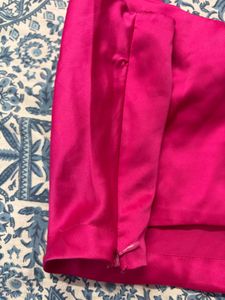 Vibrant Pink Satin Cami Top