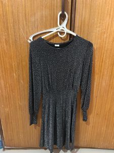 ONLY Sparkly Black Dress