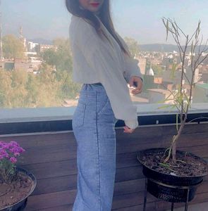 Cream Cropped Turtleneck Sweater