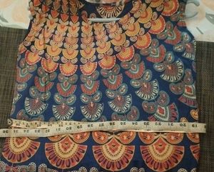 Mandala Peacock Print Dress