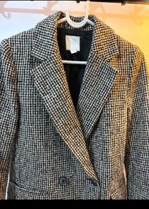 Classic Plaid Blazer