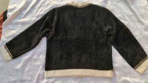 Chic Black &amp; White Cardigan