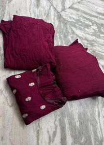 Elegant Maroon Lehenga Choli Set