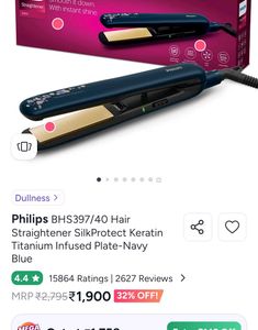 Philips Hair Straightener - Smooth &amp; Style