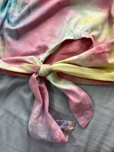 Tie-Dye Knot Front Top