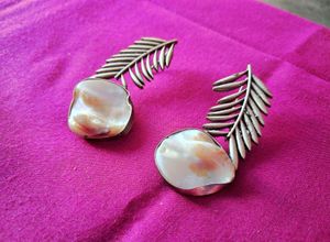 Premium Quality Replica Matte Finish Sliver Earnin