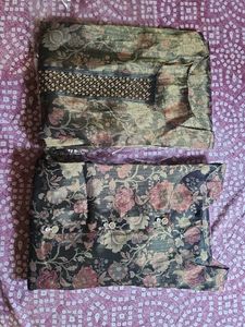 Elegant Floral Print Kurta