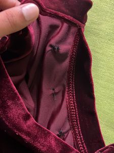 Red Velvet Crop Top