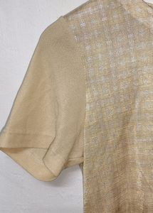 Trendy New Printerest Gold Top For Women
